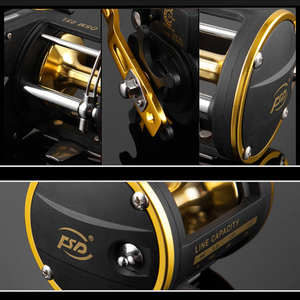 <span class=keywords><strong>Moulinet</strong></span> de compteur de ligne de mer de bateau de roue de tambour à droite avec compteur de ligne intégré <span class=keywords><strong>Moulinet</strong></span> de pêche à la traîne de poisson-chat - Product Image 5