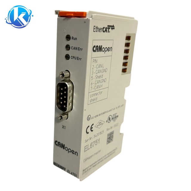 BRAND NEW ETHERCAT TERMINAL 1 CHANNEL COMMUNICATION INTERFACE CANOPEN EL6751 LOC#B103