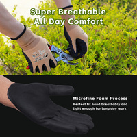 Guantes de Trabajo Recubiertos de Nitrilo con Microespuma XINGYU, Tejido de Nailon y Elastano, Flexibles, Antideslizantes, para Seguridad en Automoción y Almacenes