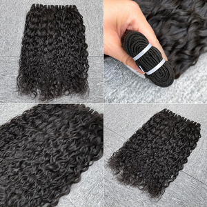 Paquetes de cabello humano al por mayor, cabello humano de doble estirado cabello crudo vietnamita, muestra gratis 8-40 pulgadas paquetes de ondas de agua cabello camboyano - Product Image 4