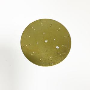 Disques plats en émail sur mesure 30, 34, 38mm, avec trous et sans trous, bracelet de montre chronographe, cadran en laiton vierge, 10 pièces - Product Image 3