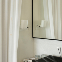 Diffuseur d'arômes électronique sans eau pour toilettes, en plastique, avec pompe à air, garantie 1 an