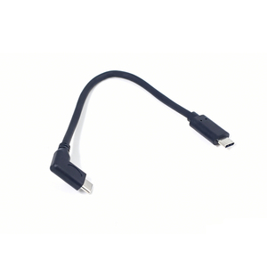 สาย USB 3.1 ยาว <span class=keywords><strong>30</strong></span> ซม. แบบ Type <span class=keywords><strong>C</strong></span> to Type <span class=keywords><strong>C</strong></span> หัวงอ ราคาโรงงาน รองรับการชาร์จเร็วและถ่ายโอนข้อมูลความเร็วสูง - Product Image 5