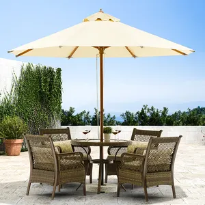 Klassischer moderner robuster Aluminium rahmen Rattan Esszimmers tuhl im Freien Natürlicher einfacher Garten Patio Cafe Bistro Restaurant Stuhl