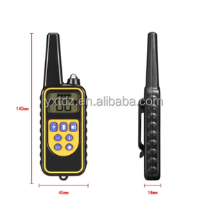 Collar de entrenamiento de perro mascota con control remoto, resistente al agua, recargable, vibrador, de fábrica, antiladridos, descarga eléctrica - Product Image 2