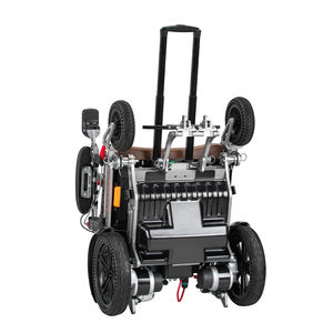 אספקת טיפול שיקום קשישים מתקפל כיסא גלגלים חשמלי נכים פעולת כיסא גלגלים חכמה ניידות מרחוק - Product Image 5