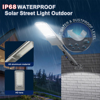 Lampadaire Solaire LED Intégré 200W IP65 en Aluminium Moulé Sous Pression pour Autoroute Commerciale, Ferme, Parking, CE, Petit MOQ