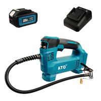 ATO Wireless 21V Tire Inflator Digital Automatic Tire Inflators Portable Mini Cordless Air Pump Car Air Compressor Tire Inflator
