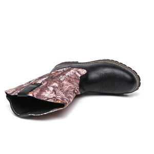 Botas Vaqueras para Hombre Cómodas de Cuero PU Estilo Occidental Ligeras Zapatos de Hombre para Invierno - Product Image 4