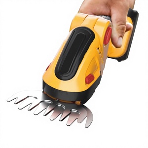 Taille-haie portatif à <span class=keywords><strong>batterie</strong></span> au lithium pour usage domestique, mini cisaille électrique, coupe-herbe, coupe-clôture, machine de taille, 2,4 lb - Product Image 1