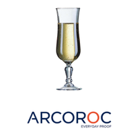 Copa Flut Normandie 14 cl Arcoroc H 17.3 cm Ø 5.2 cm