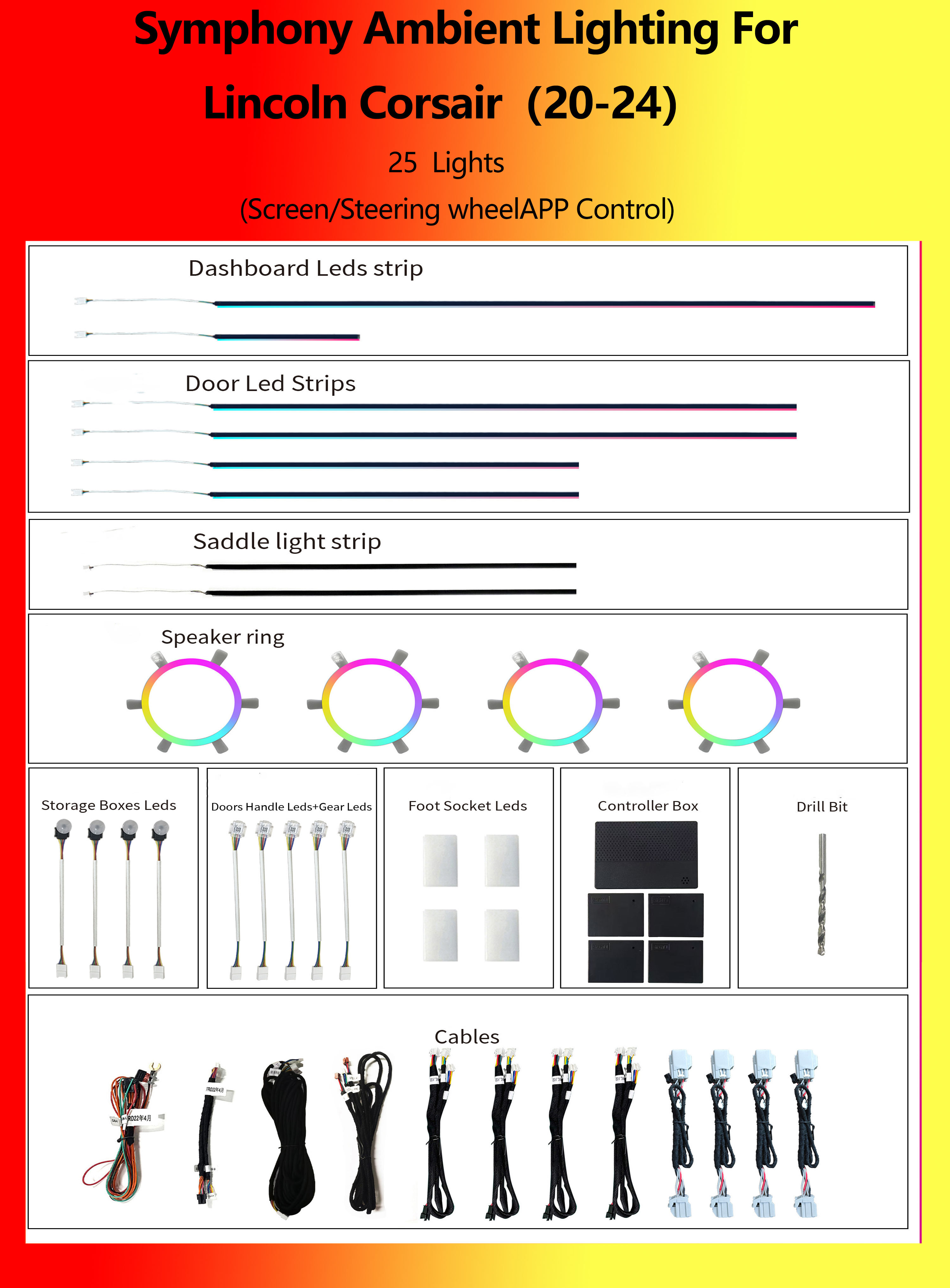 Lincoln Corsair Symphony 25 Luces
