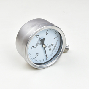 Roestvrij staal 316 hydraulische manometer 1/4 inch 0-25 bar aansluiting voor industriële pijpleidingdruktesten - Product Image 4