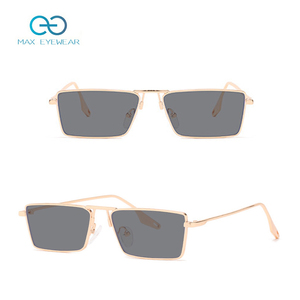 Fabricant de lunettes de soleil métalliques pour hommes, petites commandes, lunettes de soleil carrées, 2022 - Product Image 2
