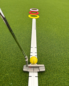 <span class=keywords><strong>New</strong></span> Golf Đặt Dòng Hướng Dẫn Hai Mặt Đặt Liên Kết Cai Trị Cho Đào Tạo Hỗ Trợ Putter Thực Hành Huấn Luyện Viên - Product Image 2