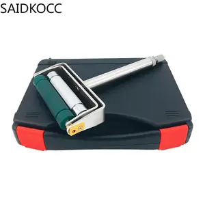 Saidkocc Handmatige Inkt Afdrukken Natte Film Coating Applicator Proofer Kleur Wiel Metalen Anilox Roller Rubber Sampler Tool