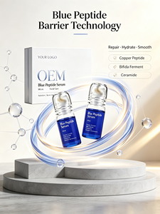 Sérum Peptidique Bleu 10ml Soin Hydratant Visage Micro-Infusion Réparation de la Barrière Cutanée Peau Lisse Personnalisable OEM - Product Image 3