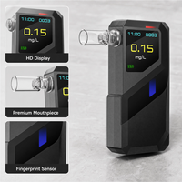 Alcoholímetro Profesional Airsense S1, Detector de Alcohol en Aliento de Alta Precisión, Alcoholímetro para Conductores de Automóviles