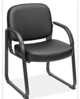 Chaise de salle d'attente empilable noire personnalisée en tissu moderne en métal Chaises de salle de conférence empilables pour les visiteurs Chaise empilable nordique