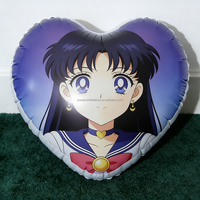 Coussin gonflable en PVC souple de haute qualité, motif cœur d'anime, pour la vente