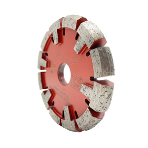 Lame de scie circulaire diamantée à rainures en V de 115 mm pour chauffage par le sol, épaisseur 15 mm, pour la découpe de béton dur et de ciment - Product Image 1