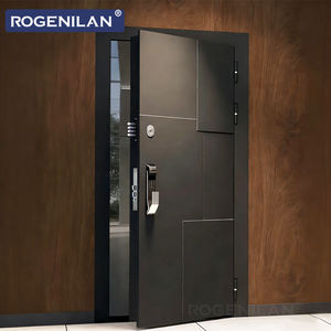 ROGENILAN Portes <span class=keywords><strong>d</strong></span>'<span class=keywords><strong>entrée</strong></span> principales en aluminium sur mesure, gravées en 3D, anti-effraction, pour villa - Product Image 6