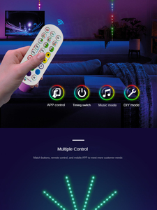 5V USB rgbic trong nhà giáng sinh trang trí ánh sáng âm nhạc đồng bộ thông minh <span class=keywords><strong>Bluetooth</strong></span> app điều khiển Giấc Mơ Màu <span class=keywords><strong>LED</strong></span> Strip <span class=keywords><strong>LED</strong></span> pháo hoa đèn - Product Image 4