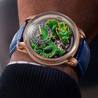 PINDU 6632 développe et conçoit de nouvelles montres mécaniques automatiques pour hommes, montres de luxe de haute qualité de 45,5 mm, montre-bracelet pour homme, cadeau pour homme