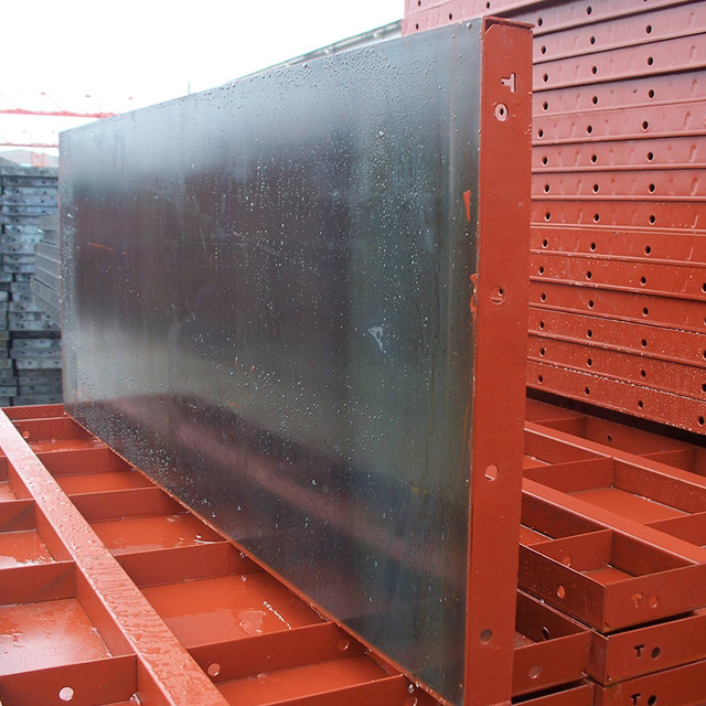 Industrial Reusable Shuttering Scaffold Steel Panel Construction Material Metal Formwork for Concrete Column Slab Wall Building