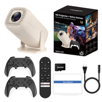 Projecteur de Jeux Intelligent U5 avec Plus de 36 000 Jeux, Allwinner H723, Android 14, Décodage 720P, WiFi 6, Console Rétro 2-en-1, Home Cinéma Portable