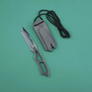 6.75 "genel 3" bıçak, paslanmaz çelik siyah TANTO bıçak paslanmaz çelik HANDLE-LS-656