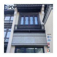 Muestra Gratuita de Ventana de Guillotina Estilo Chino Antiguo, Doble Vidrio, Patrón de Rejilla, Persiana de Cocina, Mosquitera Magnética, Diseño Gráfico