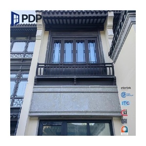 PDP mẫu miễn phí cửa sổ cổ đôi kính lưới mô hình cửa sổ cổ kiểu Trung Quốc - Product Image 2