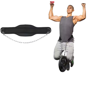 Adjustable Neoprene Waist Support <b>Belt</b> for Weight Lifting Gym Training Fitness Strength Training Load <b>Chain</b> Pull Strap - Product Image 3