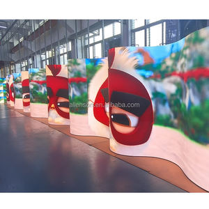 Pantalla LED de Publicidad Interior ALSON P1.53 P1.86 P2 P2.5 P3 P4, Módulo Flexible, Pantalla LED Interior Flexible - Product Image 1