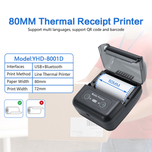 Yhdaa không dây <span class=keywords><strong>Bluetooth</strong></span> 80 mét POS Máy in imprimante thermique xách tay <span class=keywords><strong>mini</strong></span> Máy in hóa đơn nhiệt - Product Image 6