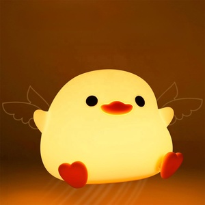 Taikoo vịt Silicone cảm ứng LED đêm đèn cho trẻ sơ sinh Nursery bé an toàn LED ánh sáng ban đêm với mềm Silicone - Product Image 4