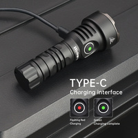 Rilis Terbaru Wurkkos TS12 Mini Thrower 1050LM 432 Meter Senter EDC Tahan Air USB C Dapat Diisi Ulang