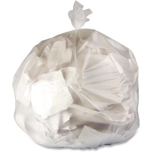 Boardwalk Z8648VNKR01 43 In. X 48 In. 56-Gallon High-Density Can Liners 16 Mic. Perforated Roll <b>Household</b> <b>Trash</b> <b>Bags</b> 200/Carton - Product Image 3