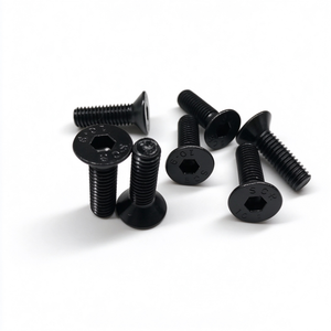 Vis à tête fraisée hexagonale à haute résistance, acier au carbone 10.9, vis mécanique à oxyde noir - Product Image 6