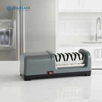 Aiguiseur de couteaux électrique multi-grains diamant 4 étapes écologique, polissage de la lame à 20 degrés pour les couteaux de cuisine