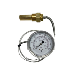 SPR OEM 63mm Temperaturanzeige mit Individueller Skala, Flexibler Kapillarrohrlänge, Verschiedene Schaftoptionen - Product Image 2