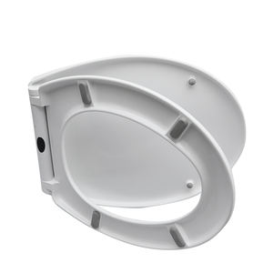 Venta caliente Accesorios de baño modernos Asiento de inodoro de una pieza Universal UF Cubierta de asiento de inodoro de <span class=keywords><strong>cierre</strong></span> <span class=keywords><strong>lento</strong></span> <span class=keywords><strong>Bisagra</strong></span> de liberación rápida - Product Image 6