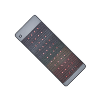 Matelas de massage chauffant infrarouge médical Luxuryade G2611 avec 8 pierres précieuses arc-en-ciel, thérapie par photons PEMF et lumière rouge pour le corps