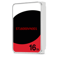 Disque dur NAS interne ST16000VN001 16 To 7200 tr/min 256 Mo de cache SATA 6 Gbit/s pour NAS à grande échelle fiable