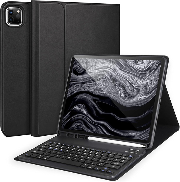 Magic Keyboard Smart Keyboard Folio Cover case for iPad Air 13 2024 M2 Built in Blue Tooth Wire Less
