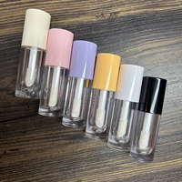 Emballages de gloss à lèvres colorés de 6 ml, contenants cosmétiques, tubes de gloss à lèvres vides