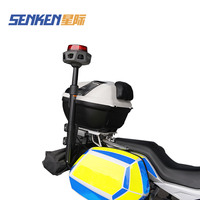 Luz Trasera LED Multifunción SENKEN para Motocicleta, con Certificación SAE EMC, Lentes de Color Ámbar, Rojo y Azul, Nueva Parte Superior Negra