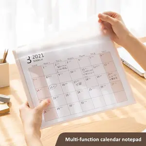 CAGIE calendar business home desktop notepads planner notebook customized