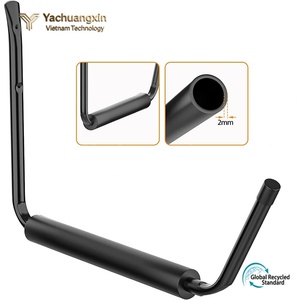 L Shape Steel Furniture Leg Black Industrial Design Table Support Easy Installation 22.5cm Home Office Use - Product Image 2